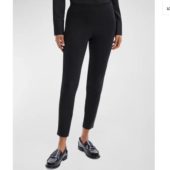 Theory Adbelle Sleek ponte Leggings Women’s Black Dress Pants